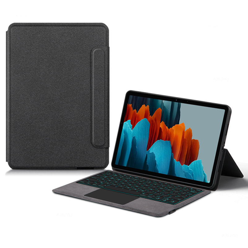 For Samsung Galaxy Tab S7 Backlight Bluetooth Keyboard Case with Touchpad Anti-Drop Tablet Leather Cover For Samsung Galaxy Tab S7 Backlight Bluetooth Keyboard Case with Touchpad Anti-Drop Tablet Leather Cover